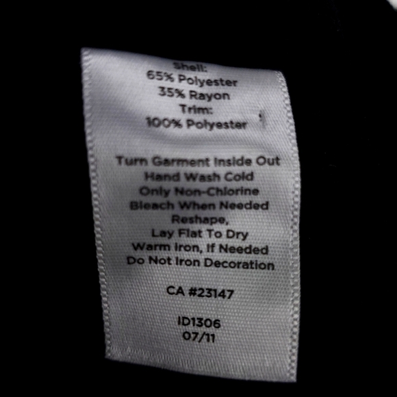 Talbots Charcoal Blk Soft Sequin Top Sz M - Picture 13 of 13